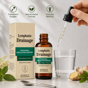 Lymph Support Drops Herbal Liquid Formula Natural Ingredients Promote Body Balance Flow Circulation Daily Wellness Care