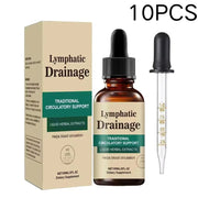 Lymph Support Drops Herbal Liquid Formula Natural Ingredients Promote Body Balance Flow Circulation Daily Wellness Care